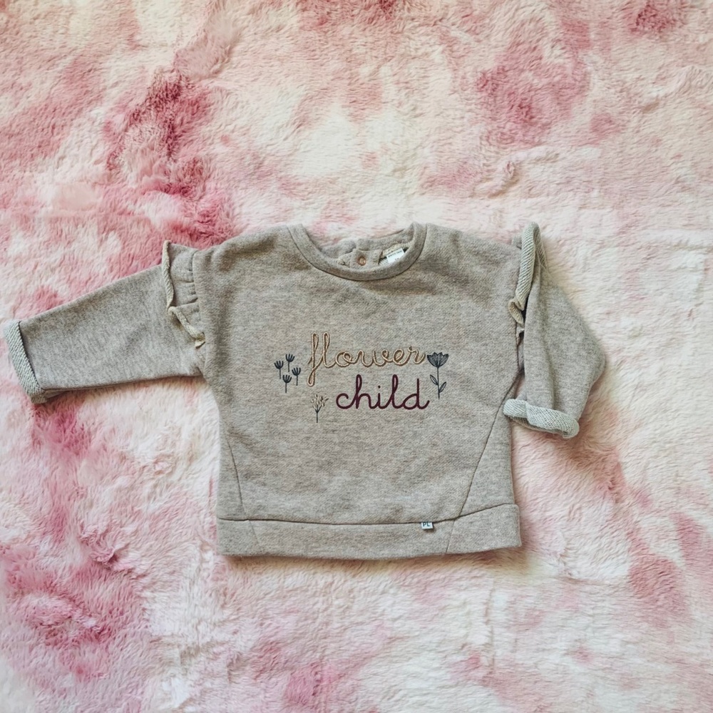 Petit Lem Perfect Condition Flower Child Sweater!